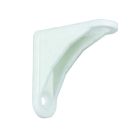 Equerre plastique blanc 24x24x16mm-coussin x20