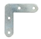 Equerre plate acier zingue 30X30X2mm-blister x4