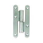 Paumelle de batiment bout rond inox a2 droite 140X60mm-coussin x2