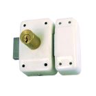 VERROU BLANC 2 CYL EMBOUTI - Blister HF de 1 PCE