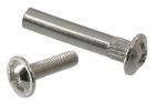 Vis de jonction acier nickele M4-diametre 5x35mm-coussin x20