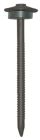 Clous pour tuile de rive tete cloche RAL8012 - long. 65mm x diam. 3,7mm - Seau de 100
