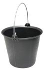 SEAU PRO RENFORCE A ERGOTS NOIR 13 LITRES Anse 6,3mm