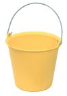 SEAU PRO RENFORCE A ERGOTS JAUNE 13 LITRES Anse 6,3mm