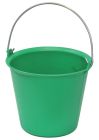 SEAU PRO RENFORCE A ERGOTS VERT 13 LITRES Anse 6,3mm
