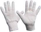Gants en coton tricotes Blanc T10