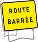 PANNEAU TEMPORAIRE SUPPORTS KC1 C2 ROUTE BARREE
