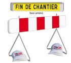 PANNEAU TEMPORAIRE SUPPORTS K2 T1 1400 SIGNALISATION DE POSITION DE TRAVAUX