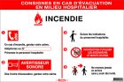 CONSIGNES INCENDIE EN MILIEU HOSPITALIER l 450 L 300mm