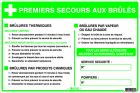 GUIDE PREMIERS SOINS AUX BRULES l 450 L 300mm