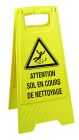 CHEVALET ECO 'ATTENTION SOL EN NETTOYAGE'