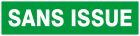 SIGNALISATION EXTERIEURE ET INTERIEURE SANS ISSUE (SECOURS) l 200 L 52mm - Plaque en PS Choc.