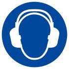 SIGNALISATION EXTERIEURE ET INTERIEURE SERRE˗TETE ANTIBRUIT OBLIGATOIRE D.420mm ˗ Plaque en PS Choc.