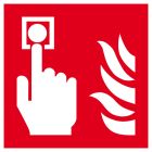 SIGNALISATION EXTERIEURE ET INTERIEURE ALARME INCENDIE N° 3 200X200mm - Plaque en PS Choc.