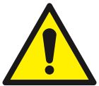 SIGNALISATION EXTERIEURE ET INTERIEURE DANGER GENERAL 300X300X300mm - Plaque en PS Choc.