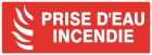 SIGNALISATION EXTERIEURE ET INTERIEURE PRISE D'EAU INCENDIE LUMINESCENT l 330 L 200mm