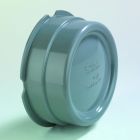 Bouchon assainissement mixte male femelle diametre 125mm