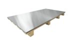 FEUILLE ZINC NATUREL PALETTE 100 FEU L 2000 mm l 1000 mm- Ep 0,80 mm
