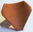 Aretier demi rond a emboitement universelle terre cuite Nuance - larg. 16 cm