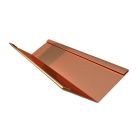 Faitiere / aretier angulaire a emboitement universelle terre cuite Argentique - long. 39,5 cm