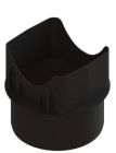 Sortie verticale en polypropylene DN160 pour caniveau Xtradrain 150