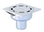SIPHON ACO SHOWERDRAIN EKO 100X100MM INOX 304 COUV SLOT INOX 304 BRILLANT SORTIE V GE30MM DN40