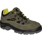 Chaussure basse velours et nylon vert / noir - Taille 36