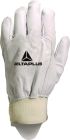 Gants tout fleur chevre - poignet bord-cote Naturel T8