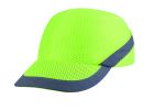 Casquette anti heurt aeree jaune Fluo - ajustable