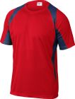 T shirt traitement sechage rapide Taille L rouge / gris