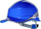 Casque style 'casquette baseball' serrage bouton - isolement electrique - bleu - ajustable