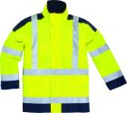 Parka Taille 3XL jaune fluo / bleu marine