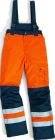 Pantalon chaud Taille S orange fluo / bleu marine