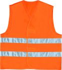 Gilet bandes paralleles Taille XXL orange fluo