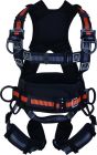 Harnais ceinture 5 points d'accrochage avec soft padding et temoin de chute taille xxl orange