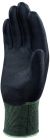 Gants tricot 100% polyamide - paume enduite PU - jauge 15 Noir T6