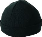 Bonnet tricot noir - Taille unique