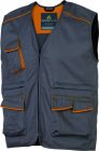 Gilet multipoches PANOSTYLE Taille S gris / orange