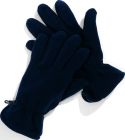 Gants laine polaire en polyester Bleu Marine Unique