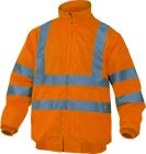 Blouson manches amovibles - doublure laine polaire Taille S orange fluo