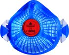 BOITE 5 MASQUES RESPIRATOIRES AVEC COQUE REUTILISABLE - FFP3 - VALVE Taille Unique Bleu