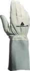 Gants soudeur fleur caprin - manchette 15 cm Gris T8