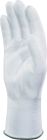 Gants tricot en polyethylene deltanocut - jauge 15 Blanc T9