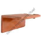 Tuile a douille terre cuite Romane Sans Paysage - long. 42 cm x larg. 27,3 cm