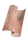 Tuile de finition gauche a recouvrement terre cuite Meridionale Rouge - long. 43 cm
