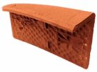 Tuile de rive a rabat droite a emboitement terre cuite PV13 Vieilli masse - long. 44,2 cm