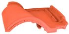 Tuile de ventilation terre cuite Plate 17x27 Vieilli - long. 27 cm x larg. 17 cm