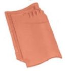 Tuile de ventilation terre cuite Arboise Ecaille Vieilli masse - long. 32 cm
