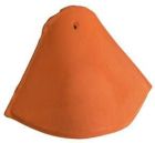 Tuile de ventilation terre cuite Marseille Rouge - long. 44 cm x larg. 25,5 cm