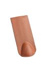 Tuile de ventilation terre cuite Panne H2 Noir brillant - long. 43,5 cm x larg. 25,8 cm